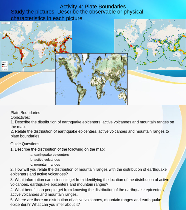 Understanding Plate Boundaries and Their Features | PDF