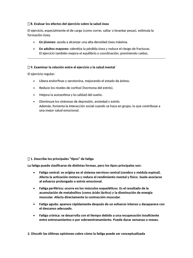 Trabajo Dmpa Cdes 6 | PDF | Estrés (biología) | Fisiología
