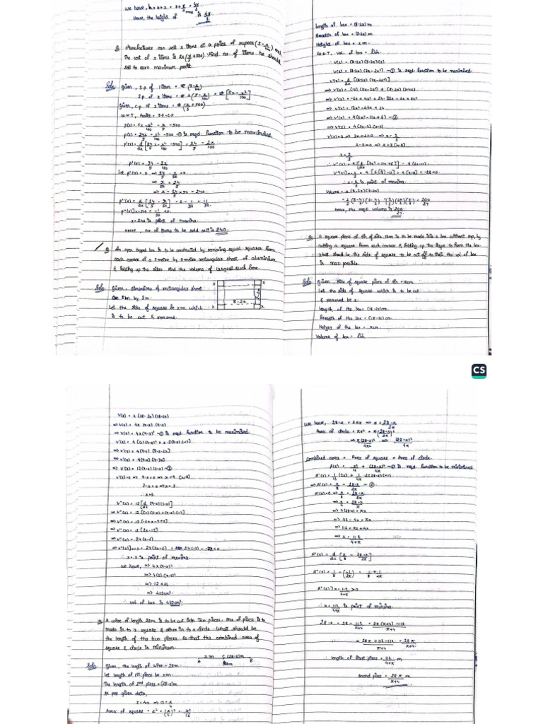 Maths (Online) Notes | PDF