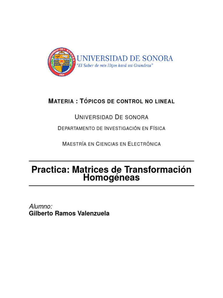 Practica 2 | PDF | Matriz (Matemáticas) | Objetos matemáticos
