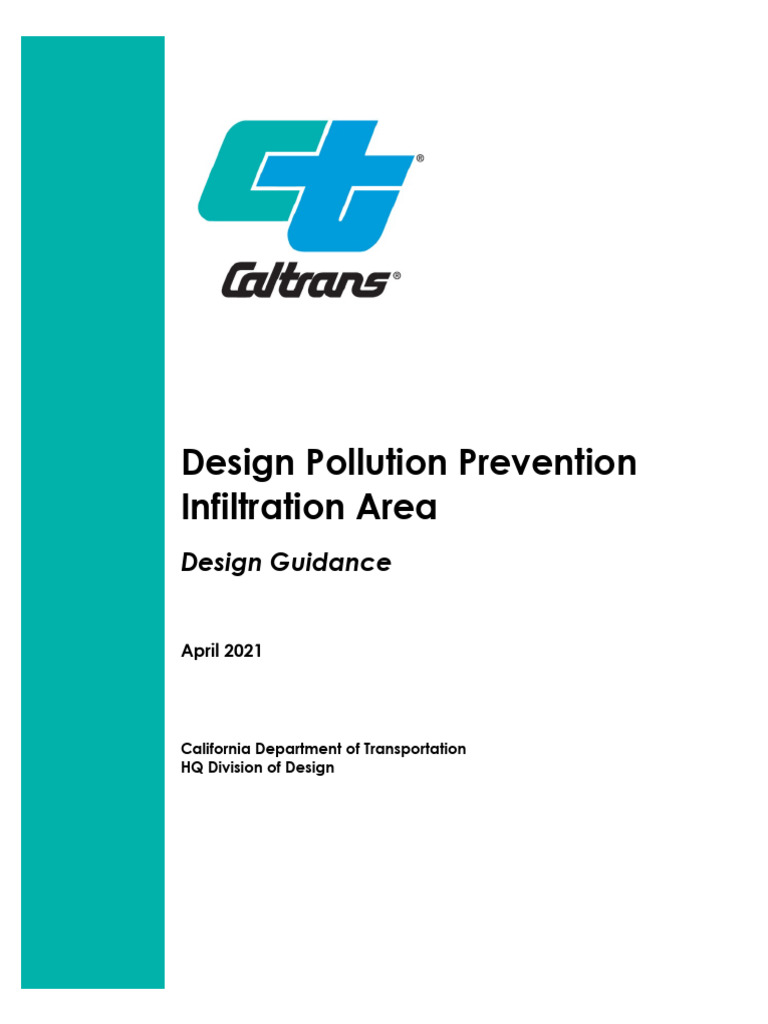 Design Guidance for Infiltration Areas | PDF | Stormwater | Surface Runoff