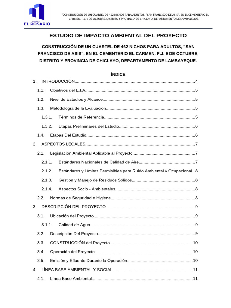 Impacto Ambiental | PDF | Evaluación de impacto ambiental | Entorno natural