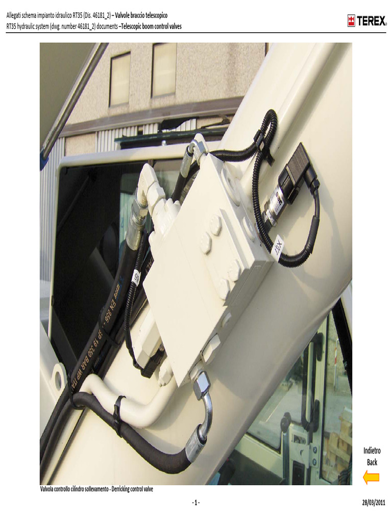 RT35 Hydraulic System Control Valves | PDF