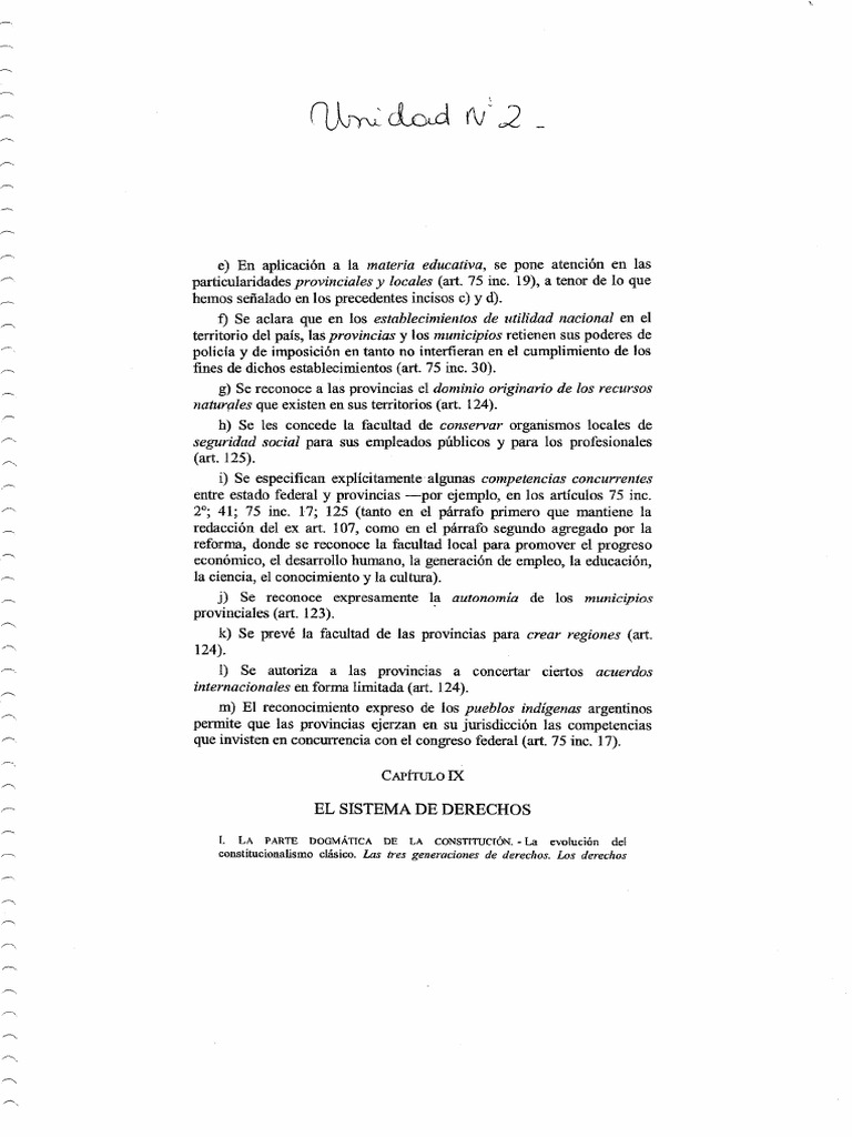 El Sistema de Derechos - Unidad 2 - Escaneo Libro de Derecho | PDF