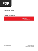 Stellaris LM3S9D92 ROM User's Guide