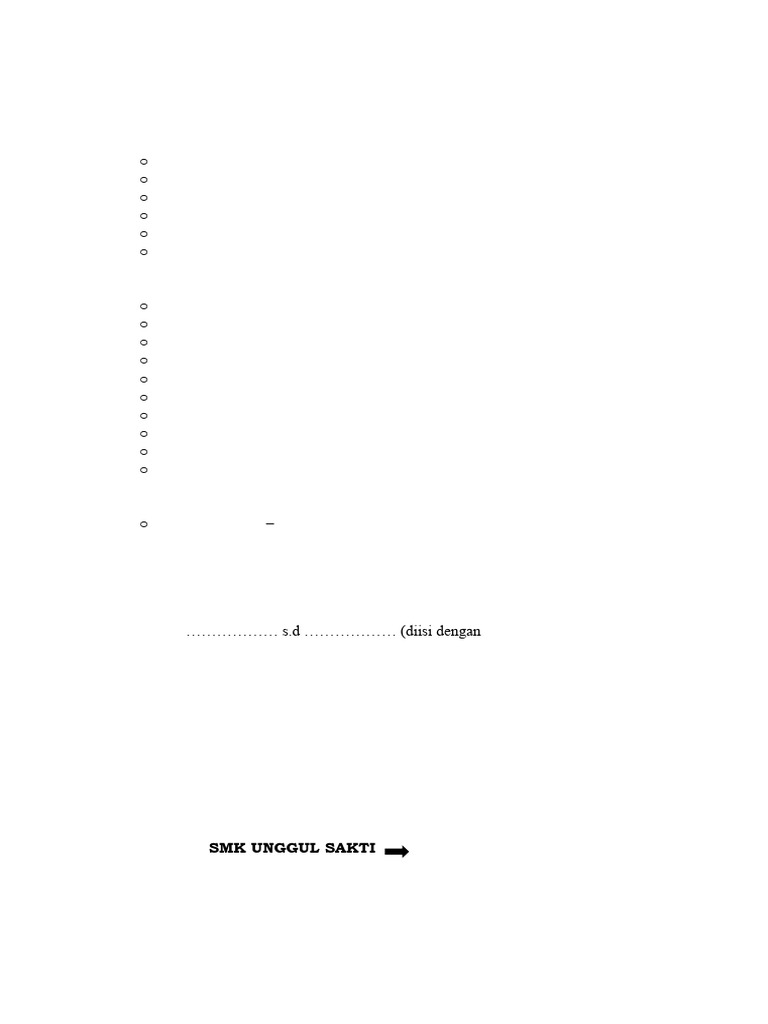 Format Laporan PKL | PDF