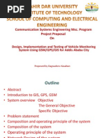 Communication Systems Engineering Msc. Program Project Proposal On