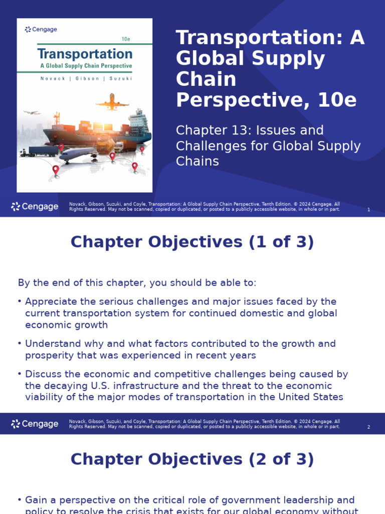 Global Supply Chain Transportation Challenges | PDF | Transport ...