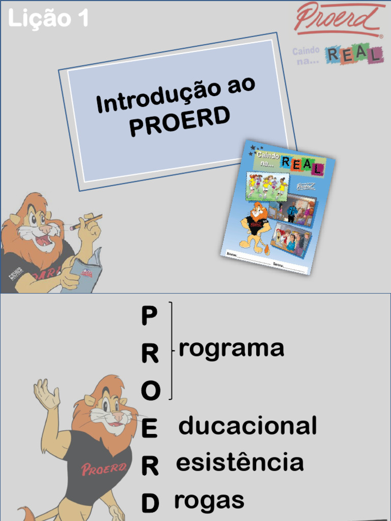 Introdução ao PROERD: Lição 1 | PDF