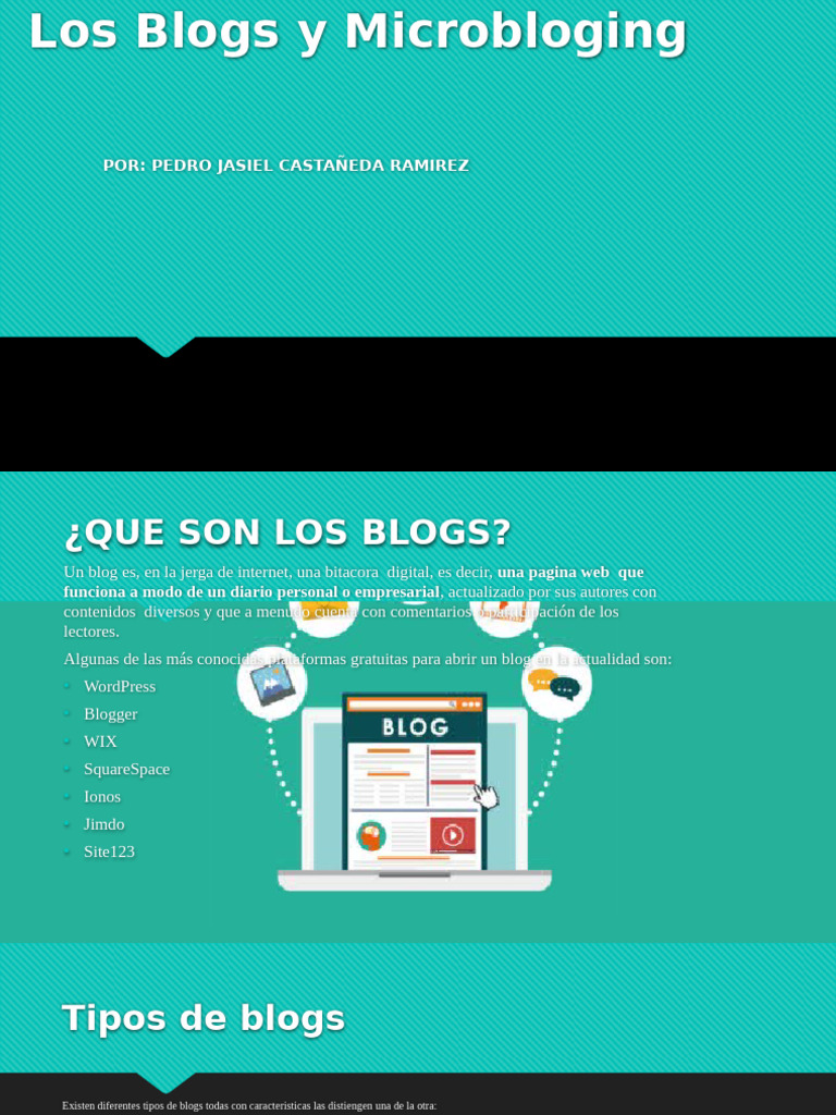 Los Blogs y Microbloging | PDF | Blog | Internet