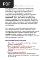 Download Cara Download YouTube Tanpa Software by Ofin Vixaliser SN92506626 doc pdf