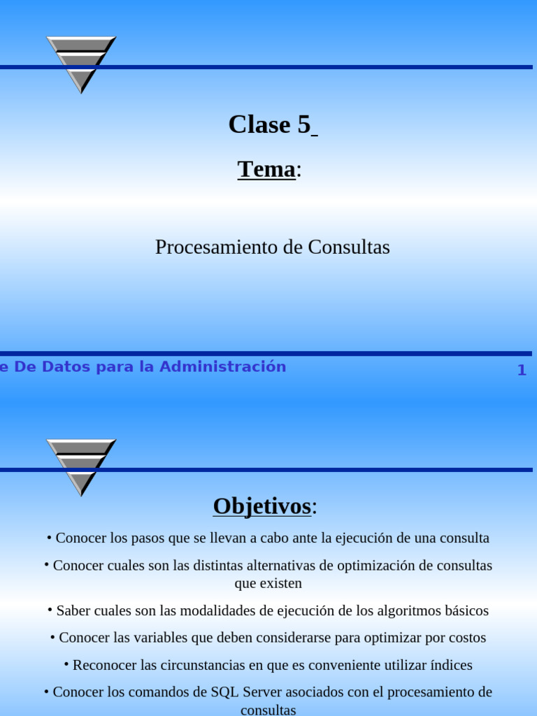 Optimización de Consultas en SQL Server | PDF | Servidor SQL de ...