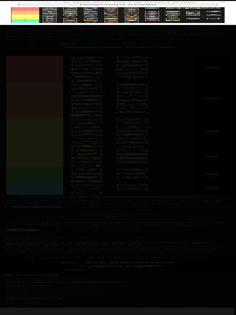 Create A Rainbow Six Siege Operators Y8S1 Tier List - TierMaker | PDF