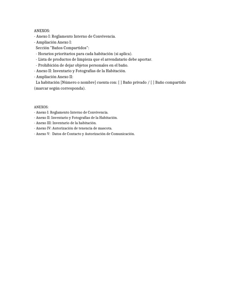 Reglamento y Anexos de Convivencia | PDF