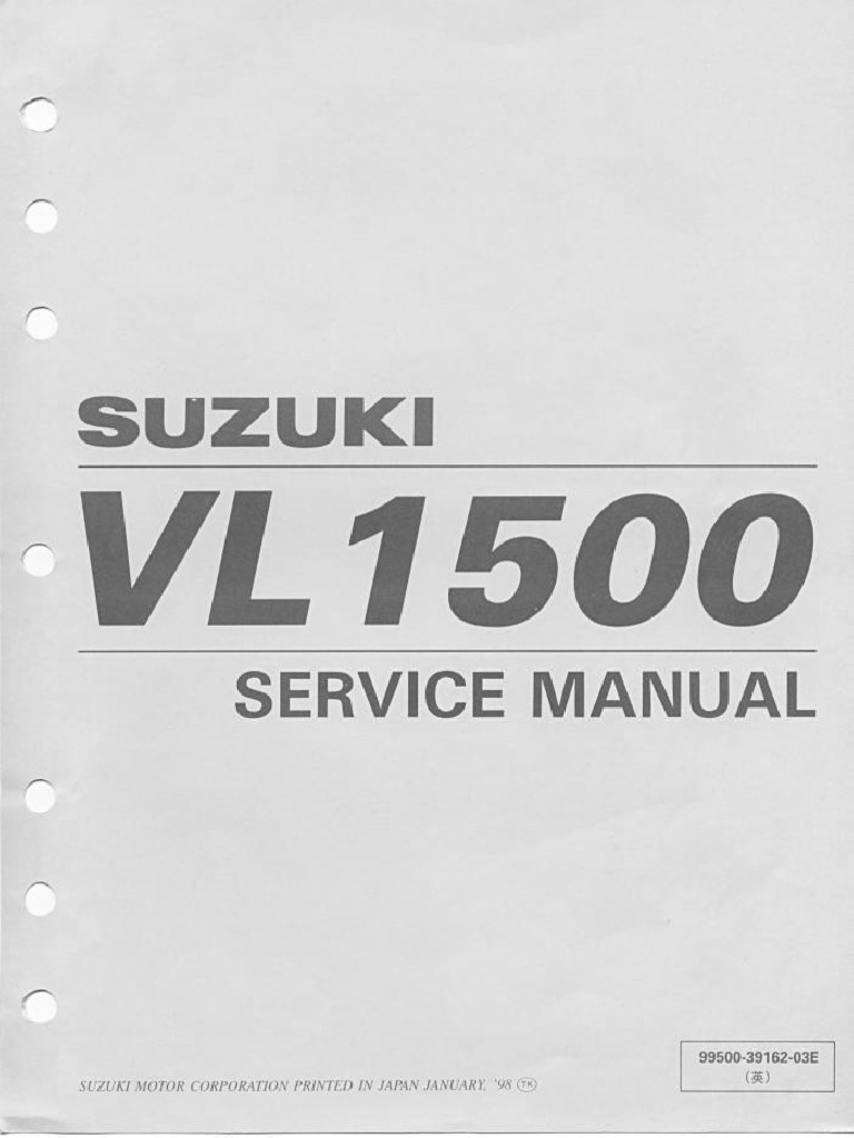 Suzuki Intruder VL1500 LC-98-00 | PDF