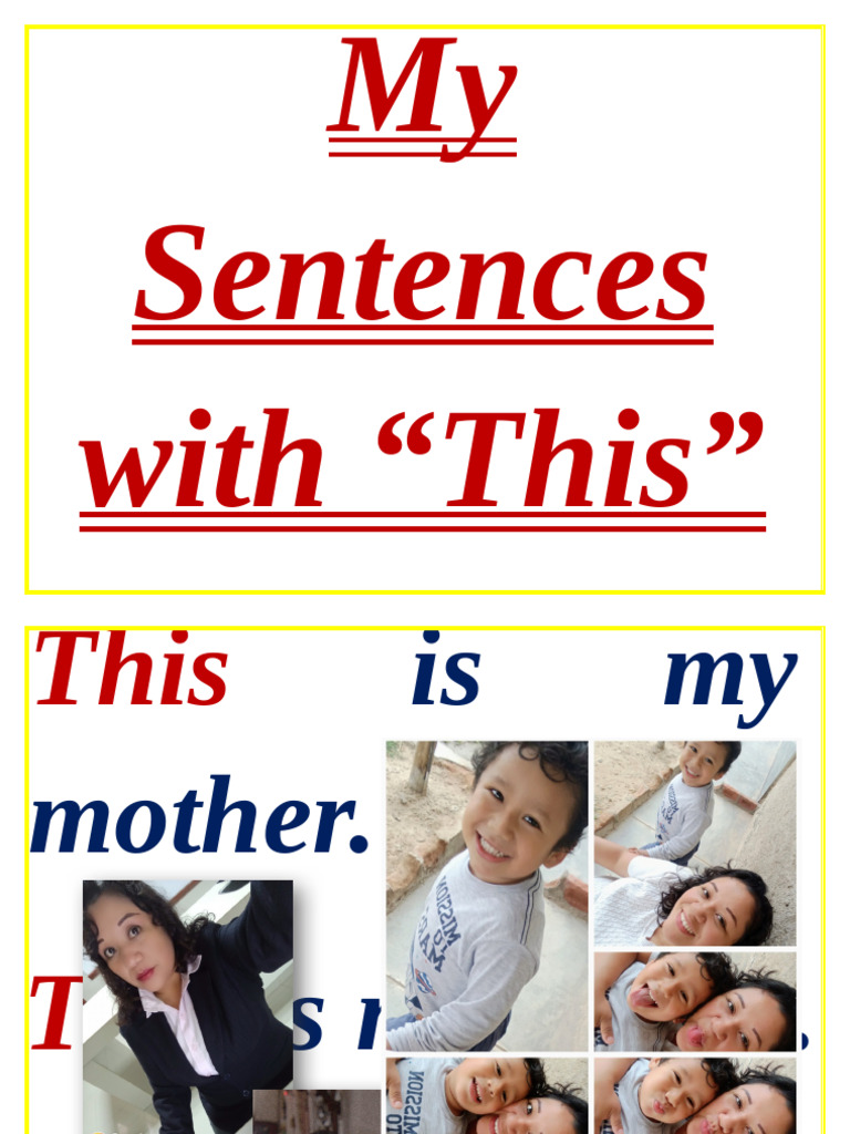 Family Sentences Using 
