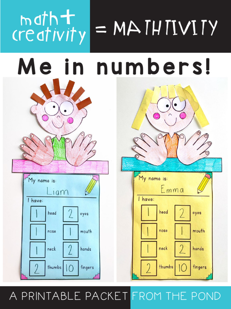 Me in Numbers!: Math Creativity | PDF