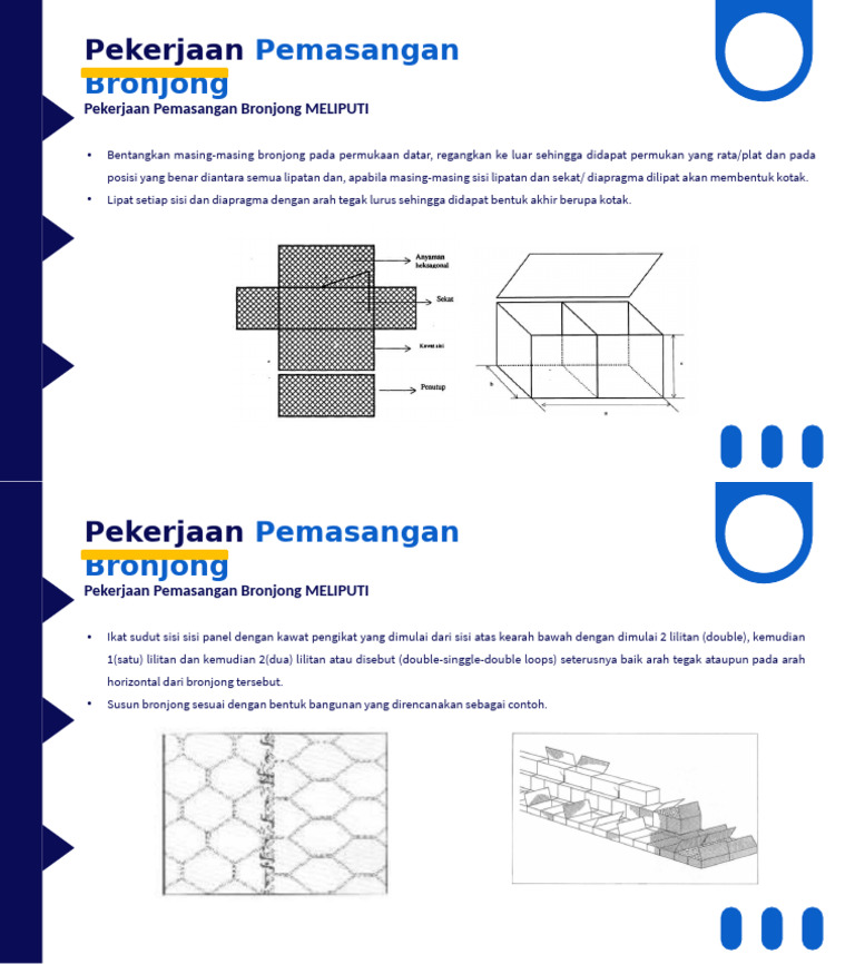 Panduan Pemasangan Bronjong yang Efektif | PDF