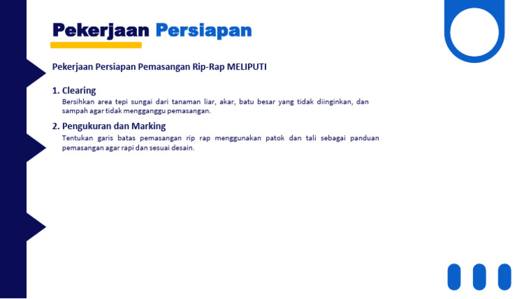 Persiapan Pemasangan Rip-Rap yang Efektif | PDF