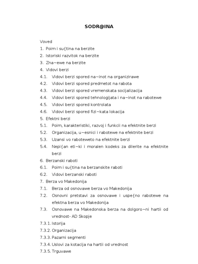 Berzi | PDF