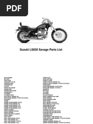 PDF07 Ls650 Parts List | PDF | Screw | Washer (Hardware)