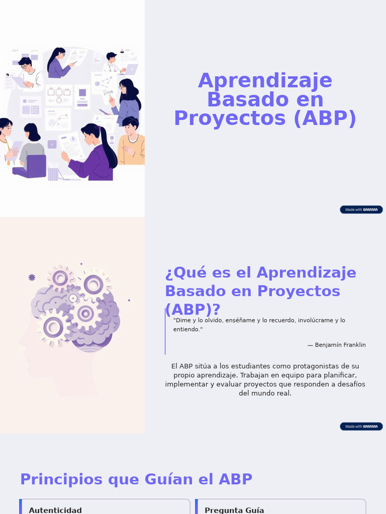 Aprendizaje Basado en Proyectos (ABP) | PDF | Informática | Cognición