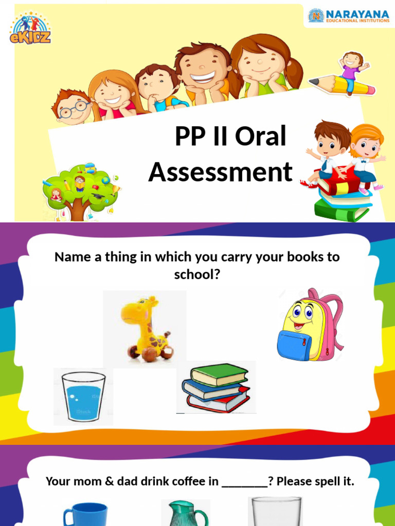 PP II Oral Assessment Activities | PDF