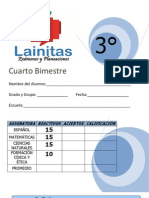 3er Grado - Bimestre 4