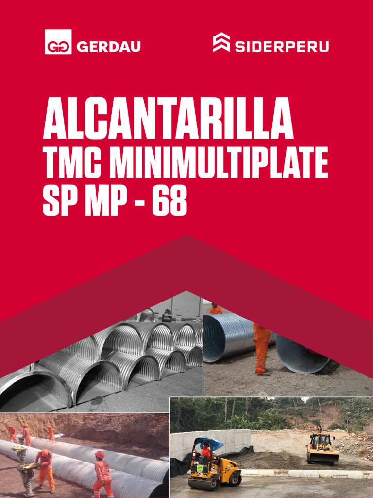 FT - Alcantarilla TMC Minimultiplate SP Mp68 v2 | PDF | Zinc | Materiales