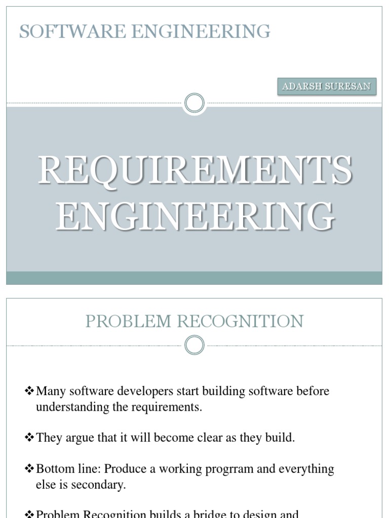 Requirements Engineering | PDF