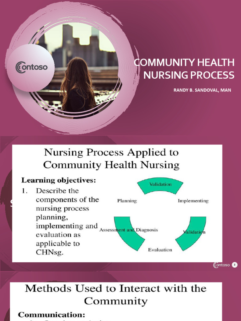 Community Health Nursing Process Guide | PDF