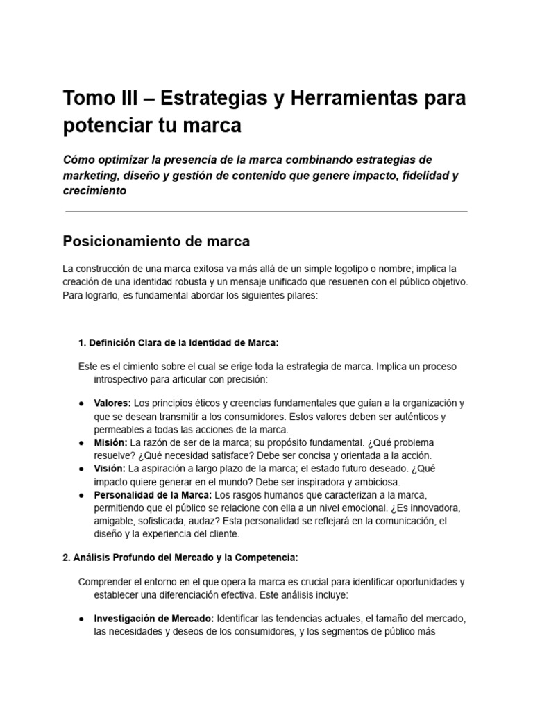 Estrategias para Potenciar tu Marca | PDF | Marca | Comunicación humana