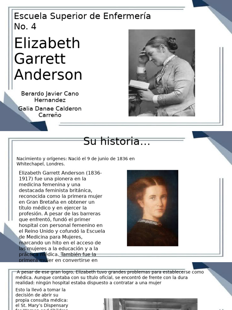 Elizabeth Anderson | PDF | Enfermería | Mujer