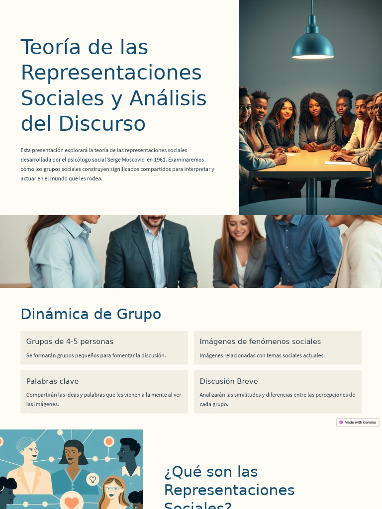 Teoria de Las Representaciones Sociales y Analisis Del Discurso | PDF ...