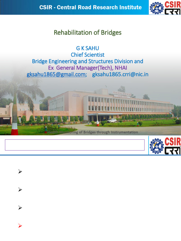 Day 4 Rehabilitation of BridgesGKS | PDF | Concrete | Fibre Reinforced ...
