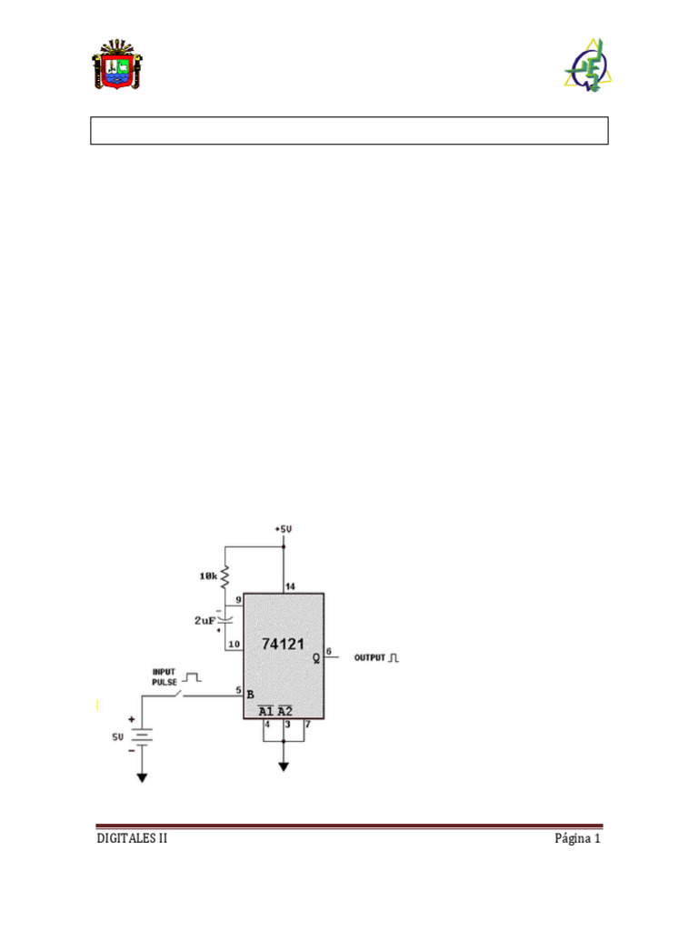 Informe Final de Flip Flop 74121 | PDF | Electrónica | Ingeniería ...