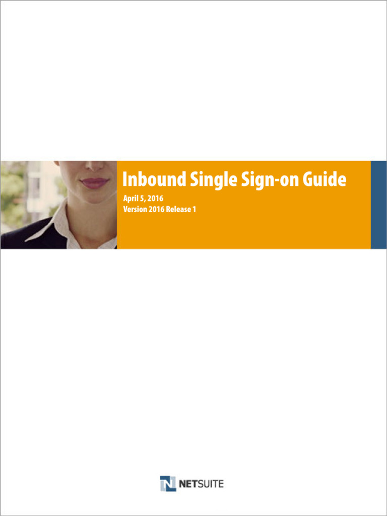 Inbound Single Sign-on Overview Guide | PDF | Login | World Wide Web