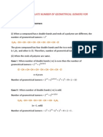 Formula To Calculate Number of Geometrical Isomers For Polyenes