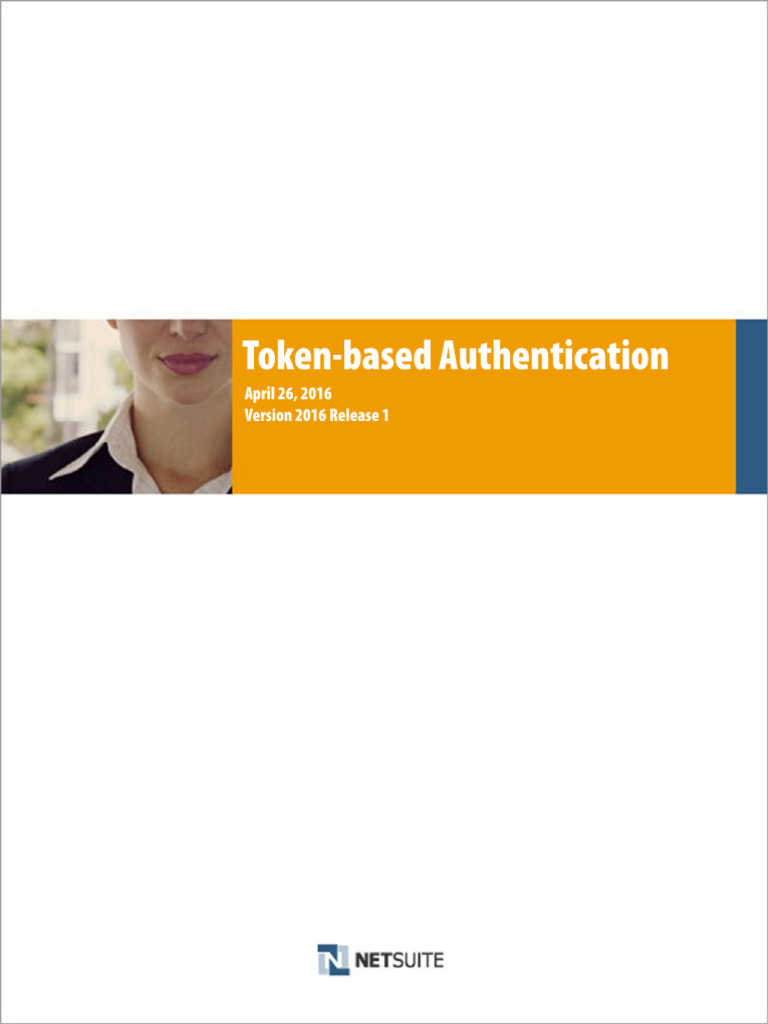 NetSuite Token-Based Authentication Guide | PDF | Login | Cyberspace