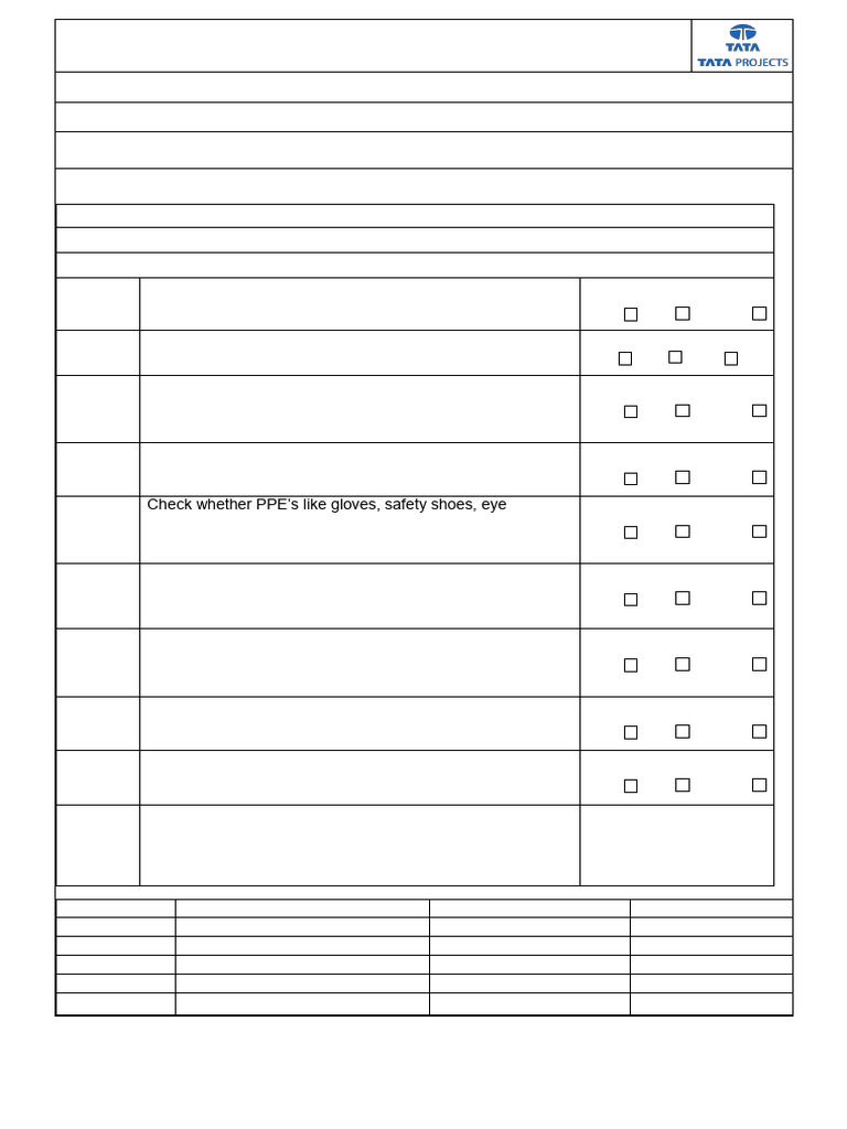 Concrete Check List-TPLIPMSSAFETYCCL 037 Rev00 Dt.22.10.2019 | PDF ...