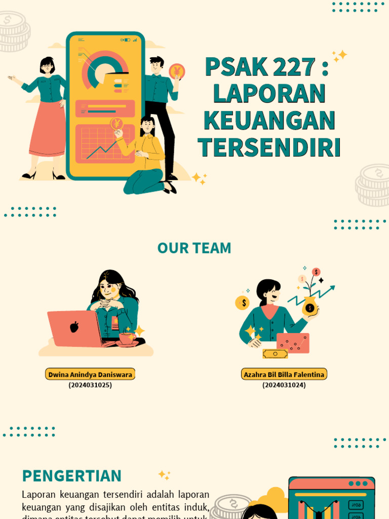 Laporan Keuangan Tersendiri PSAK 227 | PDF