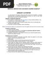 Foley Catheter Use and Care Guide | PDF | Urinary Incontinence | Catheter