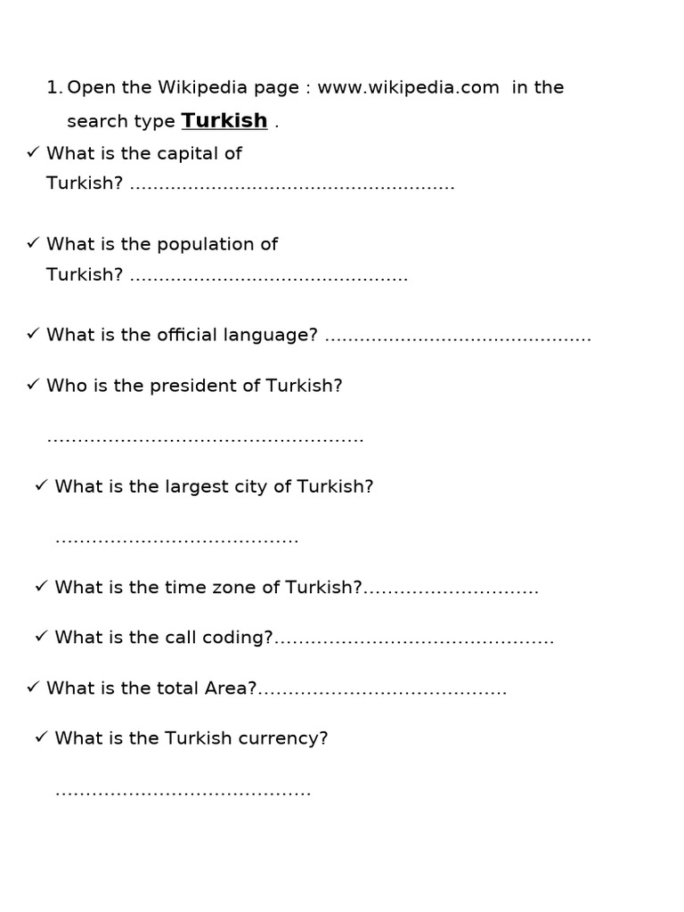 Turkish Search | PDF