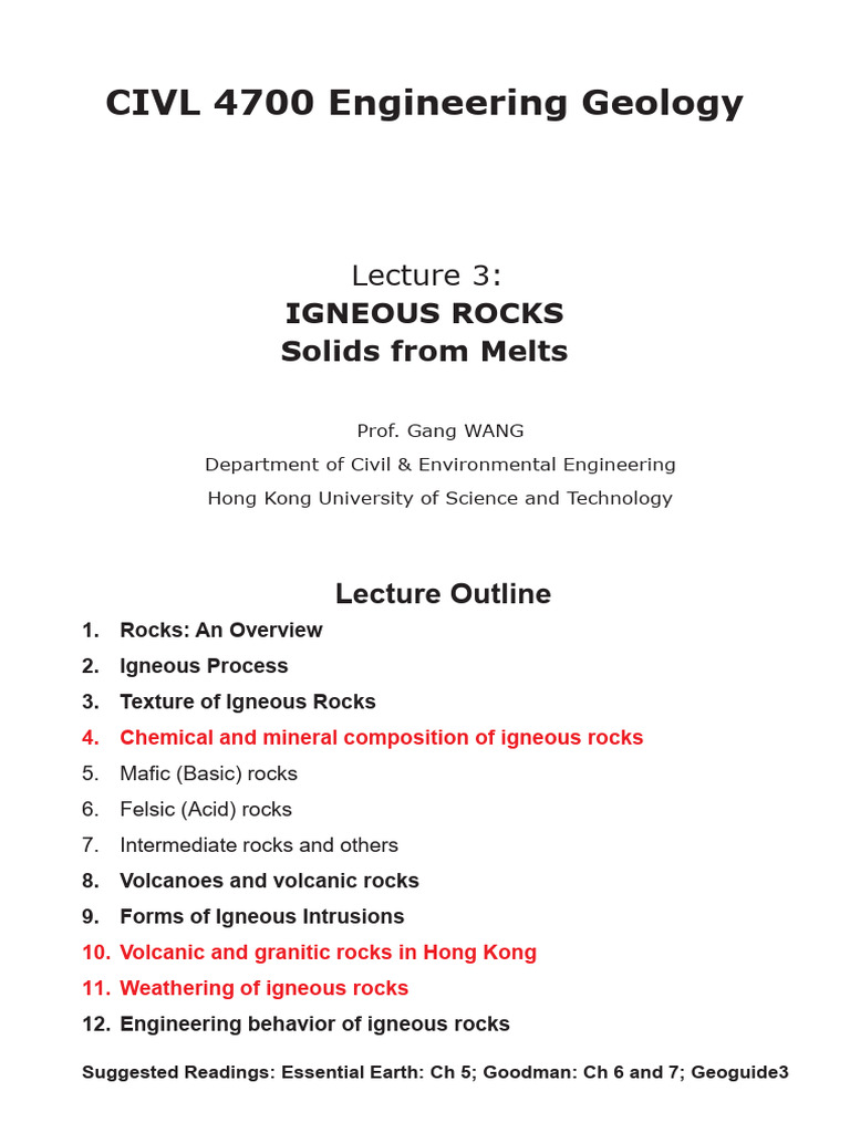 Understanding Igneous Rocks and Processes | PDF | Igneous Rock | Magma