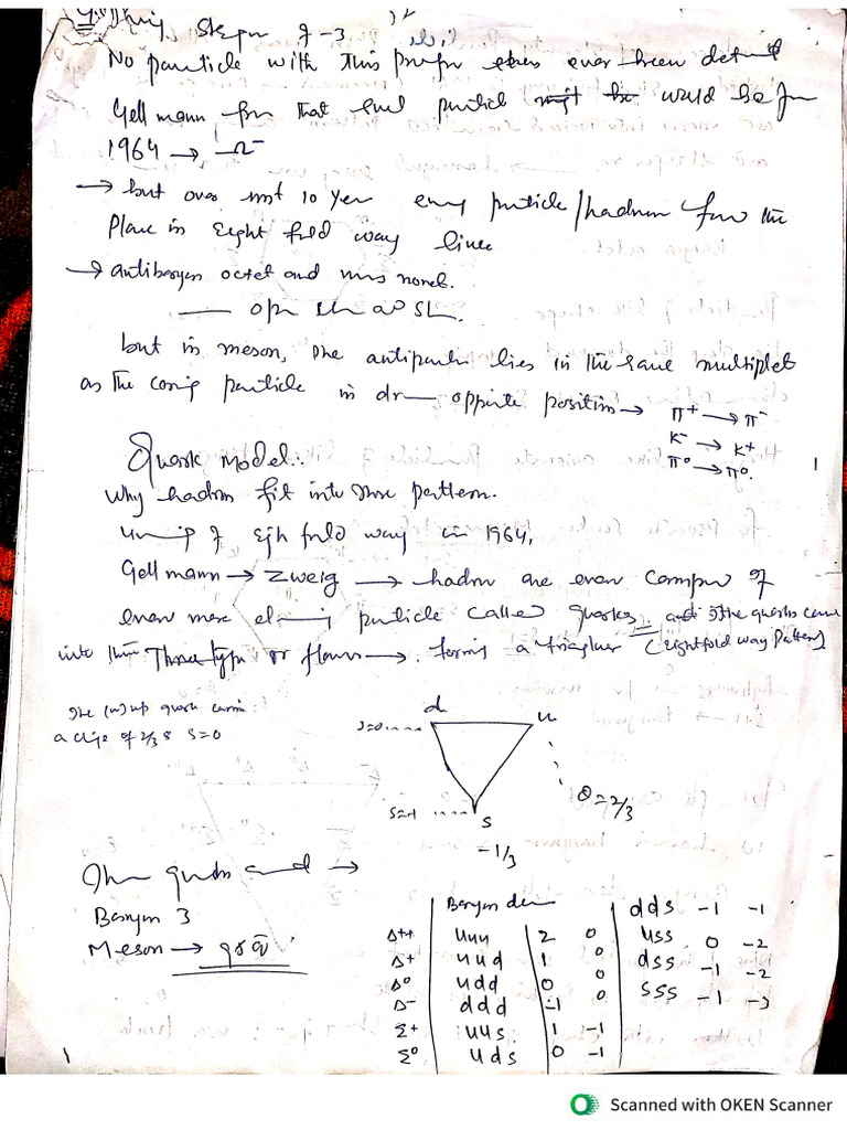 Particle Phy 2 NOTES | PDF