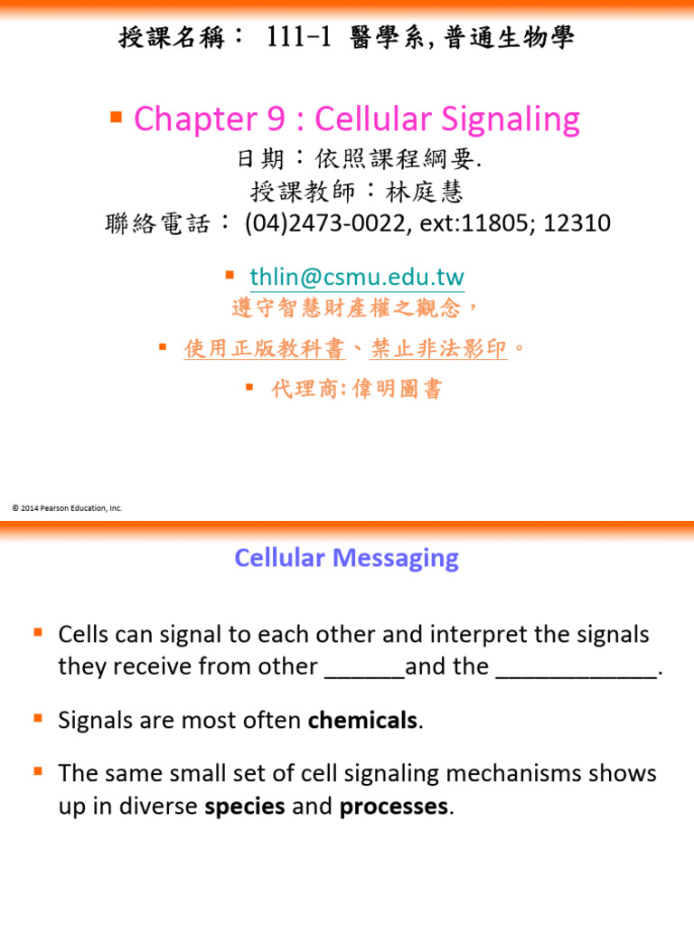 Cellular Signaling in Biology 101 | PDF | Cell Signaling | Signal ...