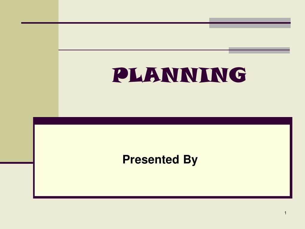 Planning | PDF | Business