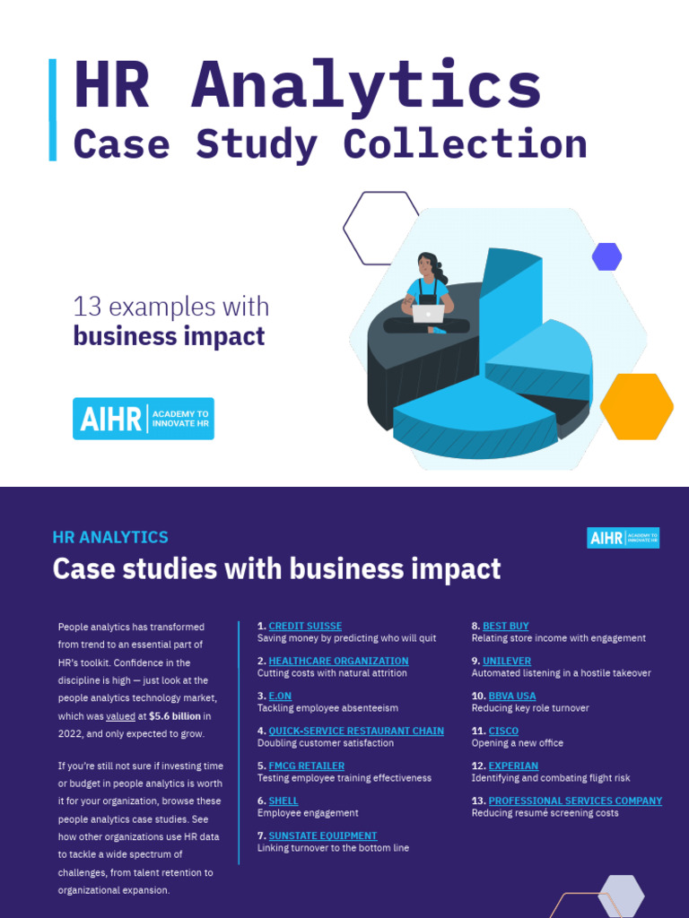 HR Analytics Case Studies: Business Impact | PDF | Analytics | Business