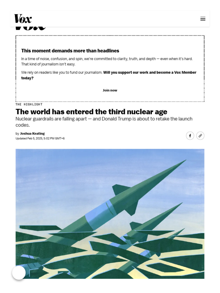 News On The Third Nuclear Age Joshua Keating The World's Nuclear | PDF ...