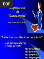 Expressão oral e postura